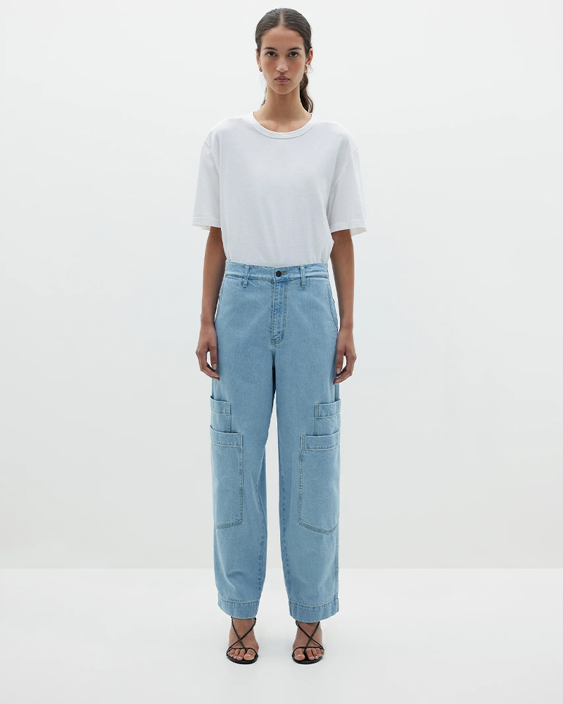 Bassike Denim Workwear Pocket Jean