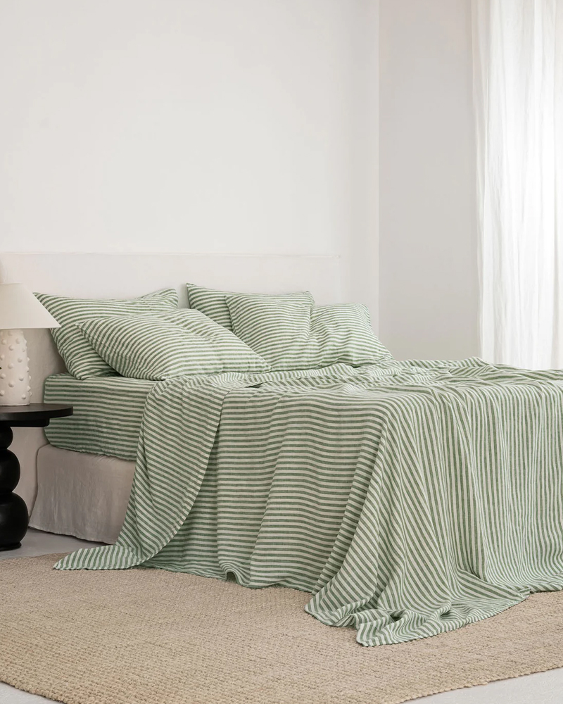 I-love-linen-ivy-stripe