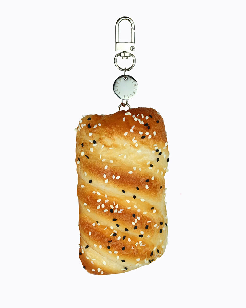 Poppy Lissiman Bread Roll Keychain $30